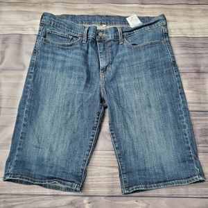 Levi's Bermuda Shorts Medium/Dark Wash Stretch